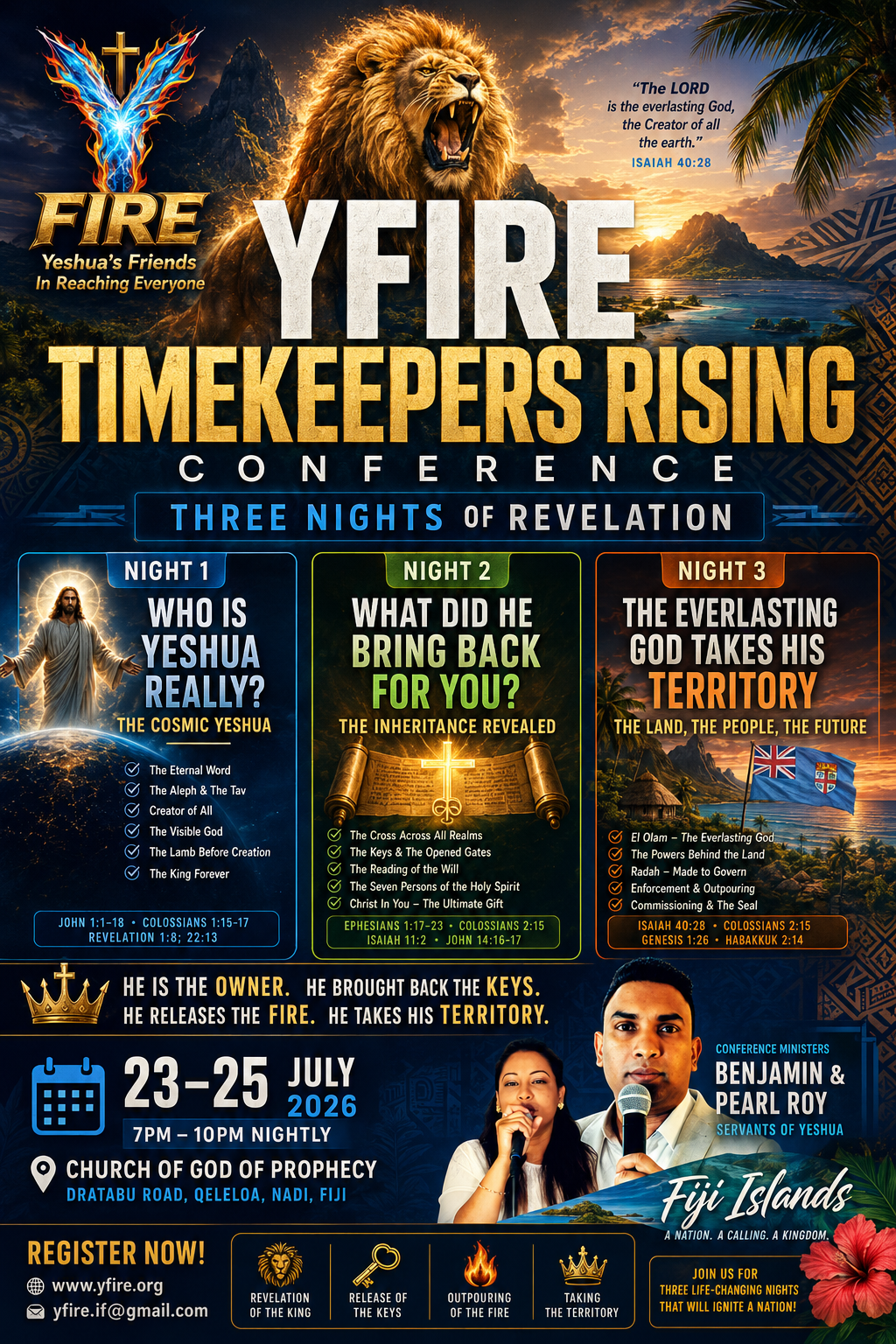 Timekeepers Rising 2026 conference poster